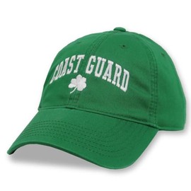 Armed Forces Gear Coast Guard Arch Shamrock Hat (Kelly Green)