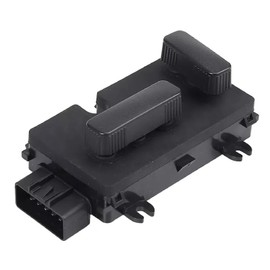 Power Seat Switch Adjust Recliner Control Left Driver side 8 Way Compatible with Chevy Avalanche Silverado Suburban Sierra Yukon 1500 2500 3500 HD Classic Escalade Tahoe H2 1999-2007 Replaces 12450166