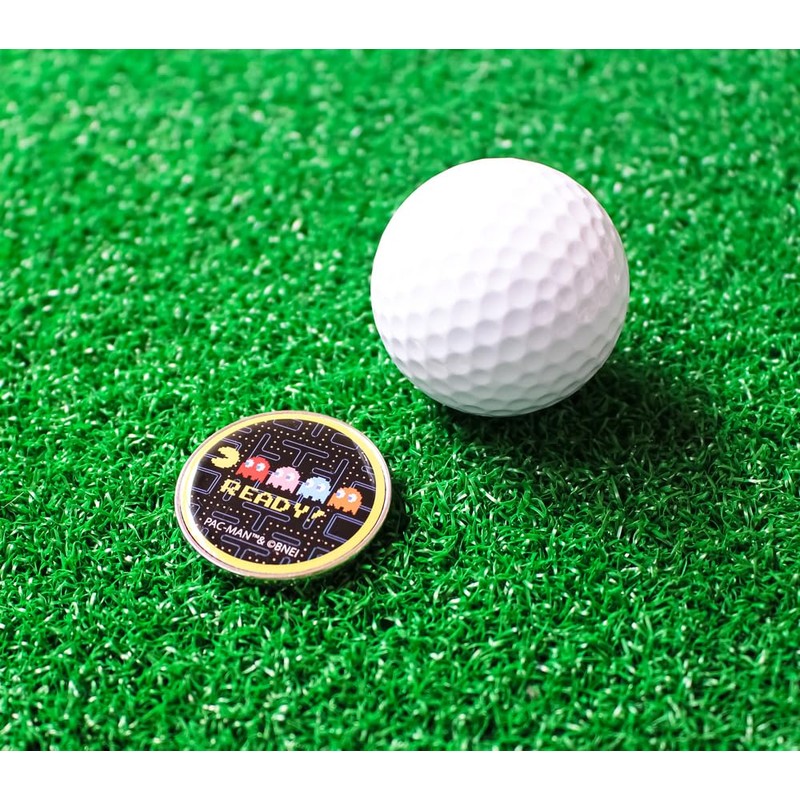Hokushin Trading Pac-Man Golf Marker Yellow MK0390