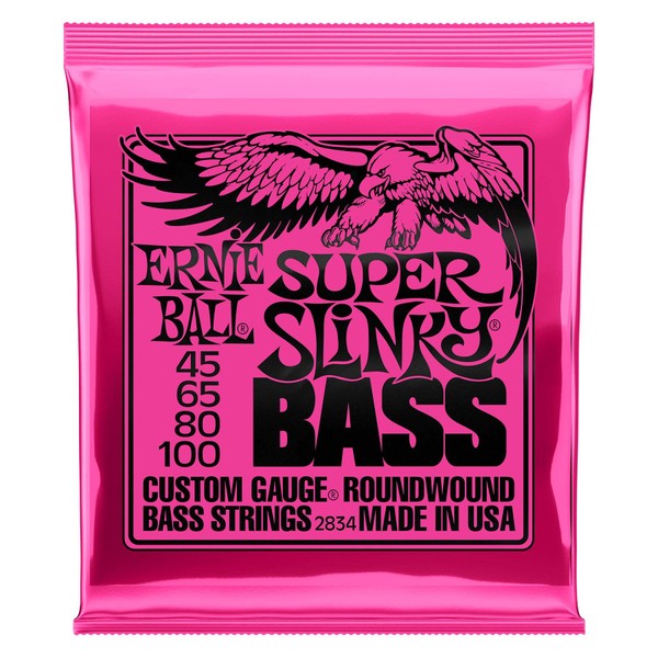 【正規品】 ERNIE BALL 2834 ベース弦 (45-100) SUPER SLINKY BASS スーパー・スリンキー・ベース