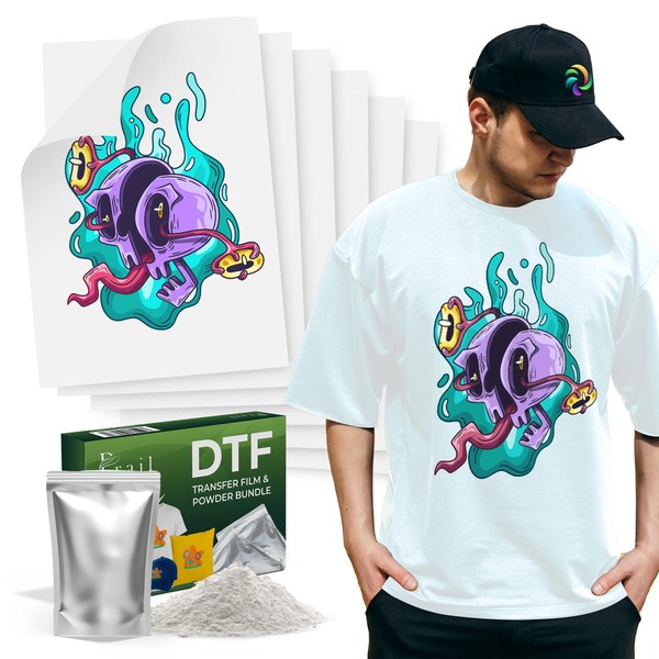 Petola DTF Transfer Film and DTF Powder Bundle - 50