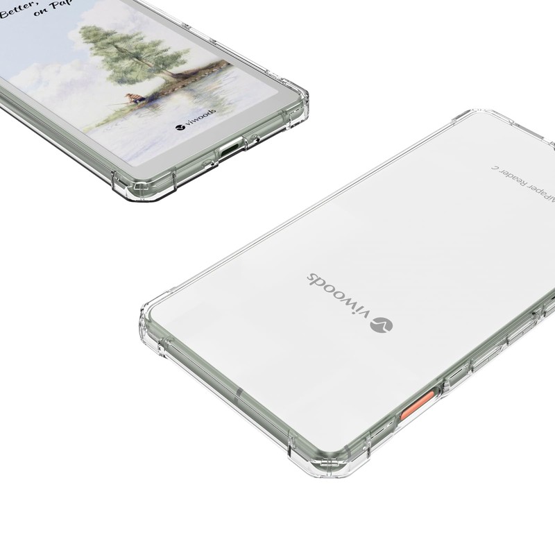 BOZHUORUI Clear Case for Viwoods AiPaper Reader & AiPaper Reader