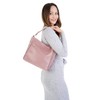 Cluty Women's Genuine Leather Handbag | | 020843, Purple