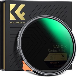 K&F Concept Filter 55 mm Black-Mist 1/4 & ND2-ND32 2 in 1 Multifunctional Filter Black Promist 1/4 Filter & Variable ND Filter