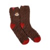 Friends Hill VW-276-113 Room Socks, Peko-Chan, Brown