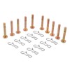 10 Sets Shear Pin and Cotter Pin for MTD 738-04124A
