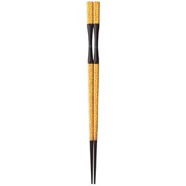 Fukui Craft ZA-412865 Pestle-Shaped Takushima Chopsticks Lemon Arabesque 8.9 inches (22.5 cm), Dishwasher & Dryer Safe