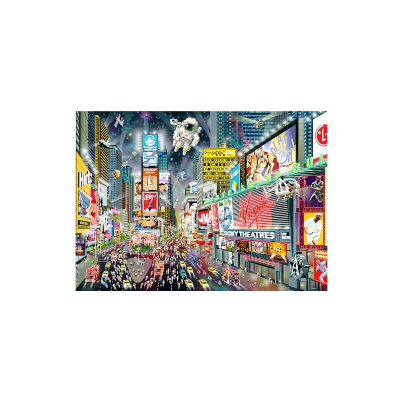 Times Square 1000 Piece Jigsaw Puzzle