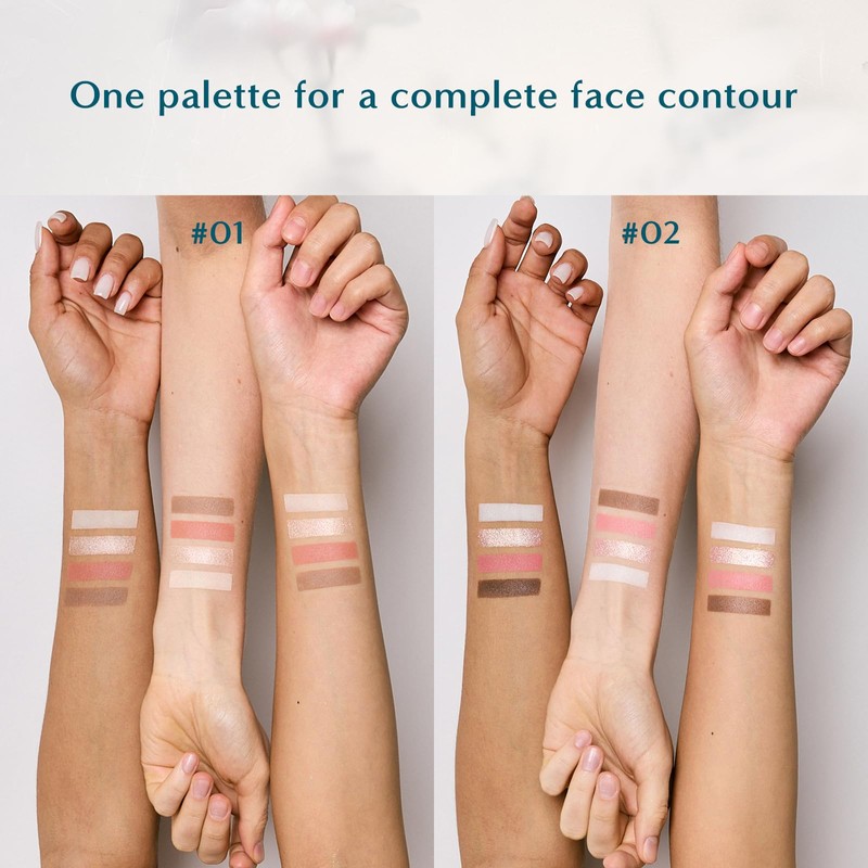 FLORASIS Eastern Beasts Sculpting Makeup Palette (Ode to Embroidery) (02