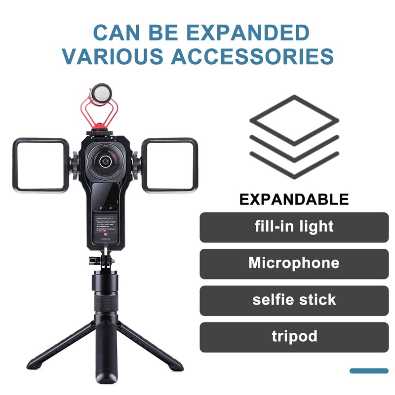 Higatful Aluminum Alloy Case for Insta360 ONE RS 1 Inch