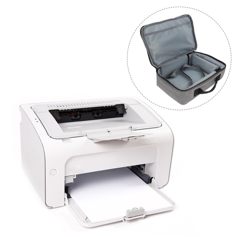 Operitacx Portable Photo Printer Carrying Case Compact Storage Bag for