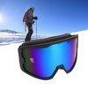 Ski Goggles Double Layer Sun Protection Anti Fog Adjustable Elasticity