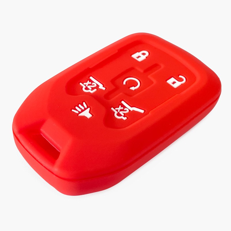 2-Pack Click&Fit Silicone Key Fob Covers Compatible with Chevy Suburban