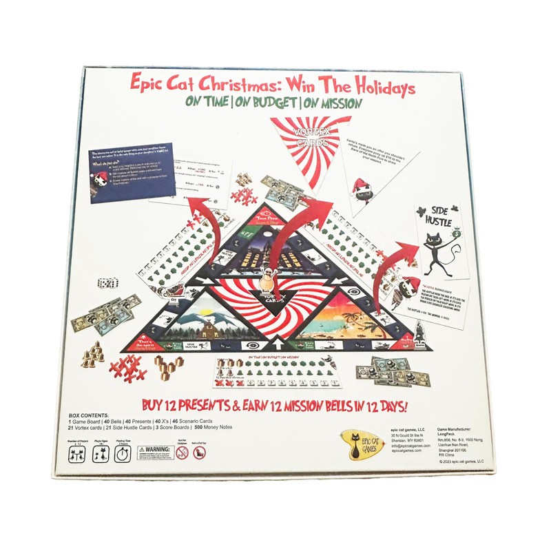 Epic Cat Christmas: Win The Holidays! Board Game