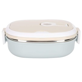 Marvellous Thermal Lunch Box,Stainless Steel Lunch Box Portable Carry Hand Thermal Food Container with Compartment Bento Lunch Box for Student Children Work Picnic, Travel, Camping (Single Layer)