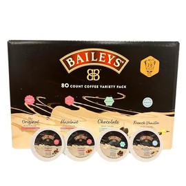 Single Serve Coffee, 80 Count Variety Pack - Original, Hazelnut, Chocolate and French Vanilla (20 Cups Each)