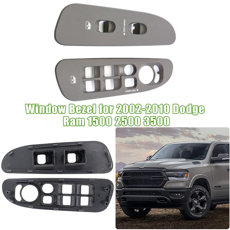 Driver and Passenger Door Window Switch Panel Bezel for 2002-2010