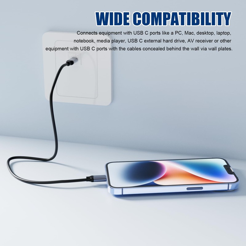 BERLAT USB C Keystone, USB C Keystone Jack Insert Adapters