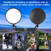YISUGOOC 2 Pair Bike Mirror With Bike Bell 360° Adjustable