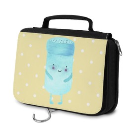Parent-New - Mr. & Mrs. Panda Toiletry Bag Bestfriends-Salt, yellow, Hand drawn