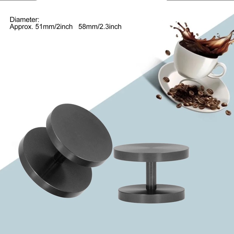 Double Head Coffee Powder Tamper Non Corrosive Aluminum Dual Sided