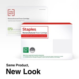 STAPLES Remanufactured Toner Cartridge Replacement for HP 508A (Magenta)