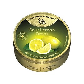 British - Cavendish and Harvey Sour Lemon Drops 200g