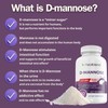 D-Mannose 1000mg Capsules with Cranberry Juice Powder, Hibiscus, and Dandelion
