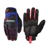 WORKPRO Heavy Duty Work Gloves, Synthetic Leather Impact Protection Working