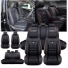 For Toyota Highlander 08-23 5-Seat Car Seat Cover Leather Front