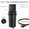 BTU Pop Up Outlet for Kitchen Countertop with 15W Wireless
