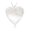 Tuscany Silver Women's Sterling Silver Mother of Pearl Heart on