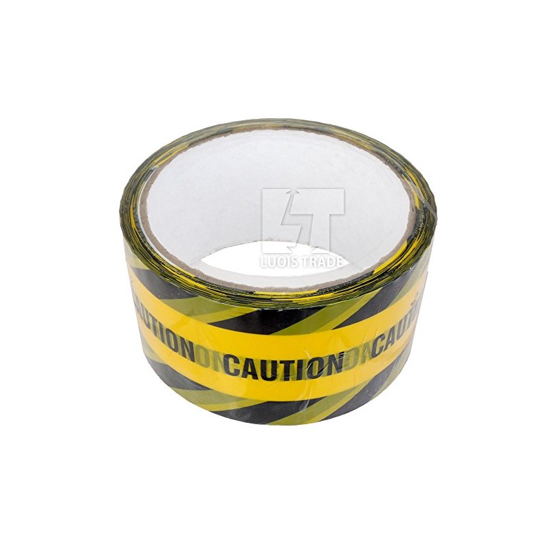 Caution Color Packing Tape Barricade Tape (CAUTION) Width 1.8 inches