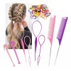 THE9SHOP Kit Accesorios Para Peinar Trenzado Profesionales Cabello