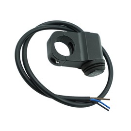 Mobestech Motorcycle Handlebar Switch Aluminum Alloy Headlight Fog Light Turn Signal Switch for Motorbike ATV Easy Installation Design Black