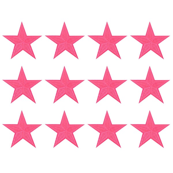 sourcing map 12Pcs Iron on Star Patches, Sew on Star