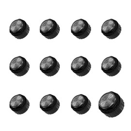 Beckee 11 Pcs 24mm + 1 Pc 30mm Gamerfinger Mechanical Arcade Buttons with Mechanical MX Speed Silver Switches (Clear White, Windows, USB Powered, Retro Theme)