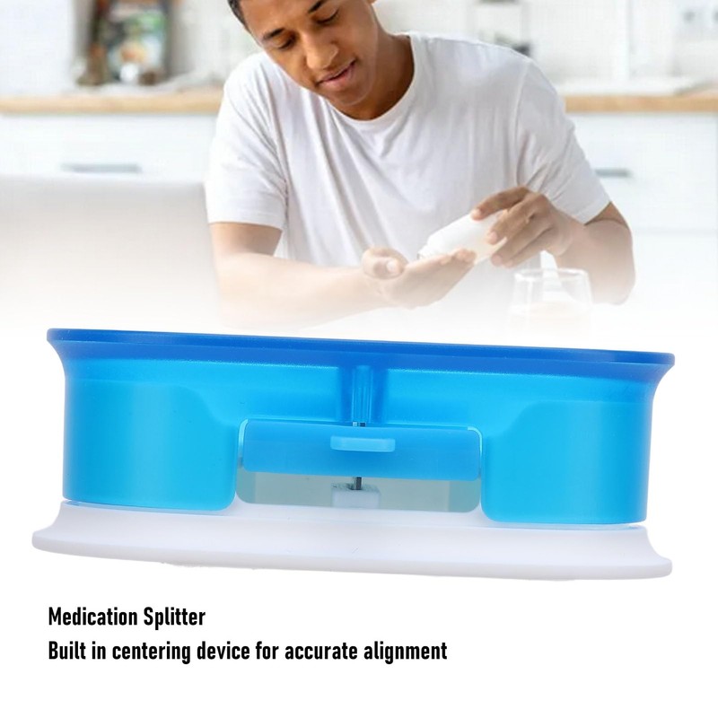 SASKATE Medication Splitter, Cutter, Portable Medication Divider Cutting Device, Organizer