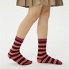 Kids Socks Mid Calf Striped Soft Breathable Combed Cotton Boys