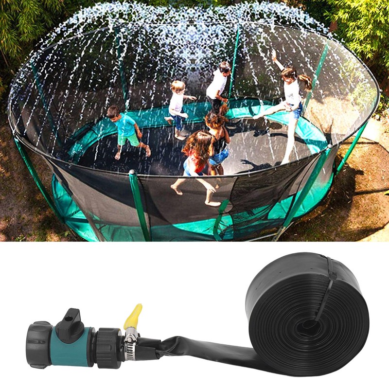 Outside Trampoline Sprinkler Adjustable Heavy Duty Waterpark Sprinkler Fun Summer