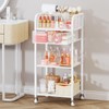 HapiRm Makeup Organizer Storage Cart - 4 Tier Skincare Make