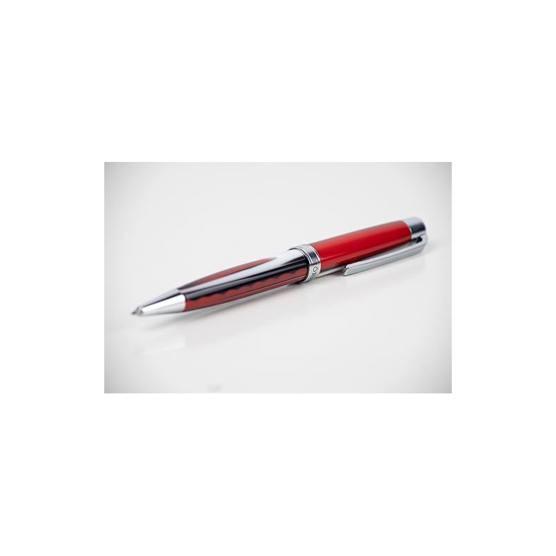 Hörner Vulcanus Ballpoint Pen, High-Quality Pen, Black, Red, White, Metal