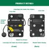 LENKRAD 40A Manual Reset Thermal Circuit BreakerProtect Trolling Motor Marine