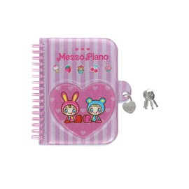 Sun-Star Stationery S2643820 Mezzo Piano Junior Narmiya Goods Ring Notebook with Key