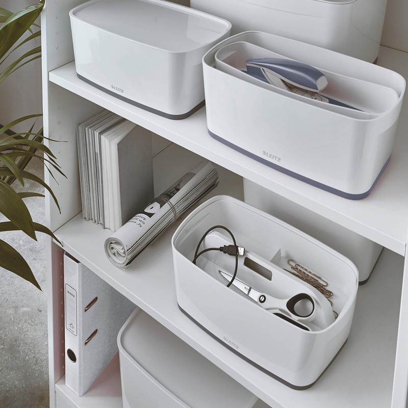 Leitz Small MyBox with Lid, Storage Box for Home and
