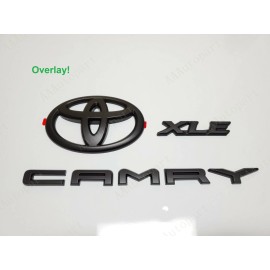 Toyota OEM 2018-2023 TOYOTA CAMRY XLE BLACKOUT EMBLEM OVERLAY KIT GEN OEM PT948-03190-02