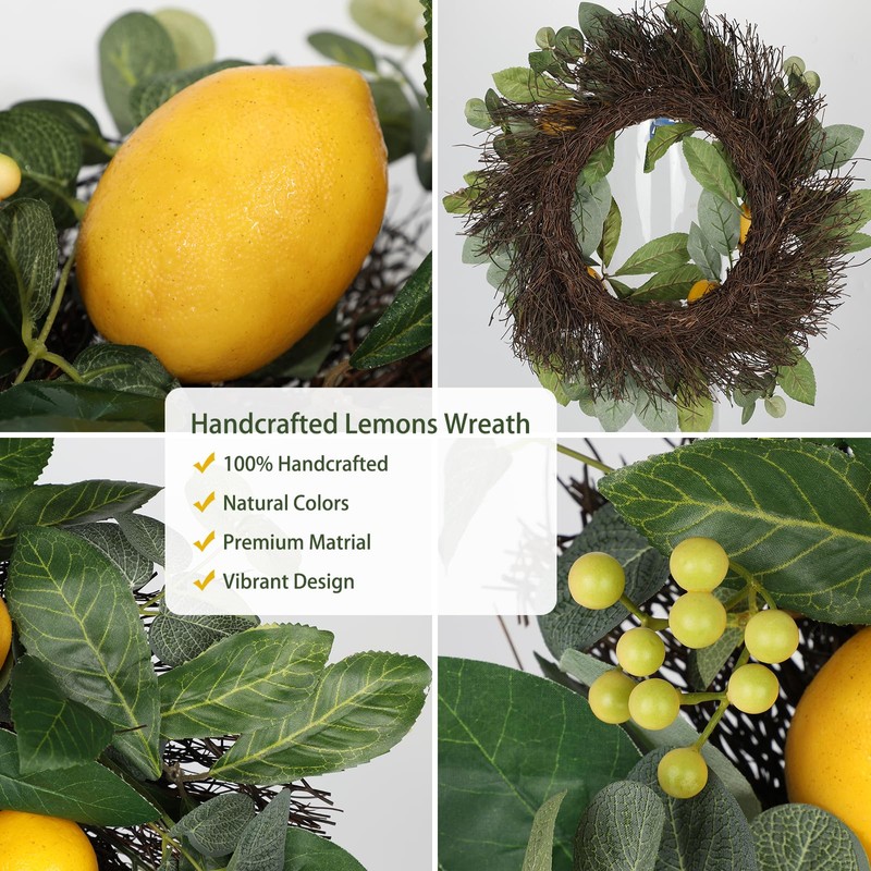 Door Wreath Lemon