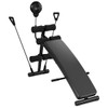 SPORFIT Sit Up Bench - Adjustable Weight Bench for Full