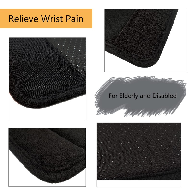 Universal Walker Padded Hand Grip Covers, Premium Medical Soft Cushion