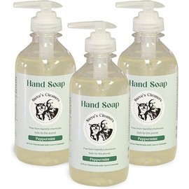 Steve's Cleaners Peppermint Hand Soap | Plant-Based & Paraben-Free Cleanser (Pack of 3)